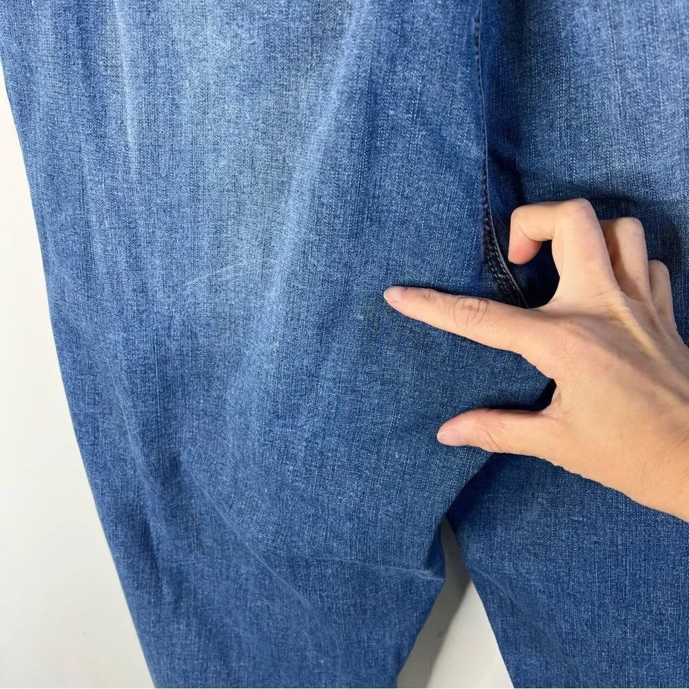 Universal Standard ComfortDenim Drawstring Jeans Straight Leg Blue Jeans size 1X